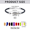1Pc 304 Stainless Steel Perfume Diffuser Column Link Bracelets BJEW-FG0001-08A-2
