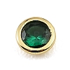 Brass Pave Cubic Zirconia Cabochons CU-CBA30E8-03G-08-1