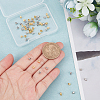 60Pcs 2 Colors Brass Crimp Beads FIND-AR0001-55-3