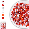 720Pcs 6 Styles Plastic & Acrylic Beads KY-YW0001-76B-1