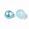 ABS Plastic Imitation Pearl Cabochons SACR-S738-8mm-Z19-3