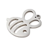 5Pcs 201 Stainless Steel Charms STAS-B064-01P-2