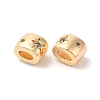 Brass Micro Pave Cubic Zirconia Beads KK-Q773-02G-03-2