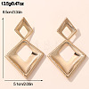 Iron Dangle Stud Earrings for Women WGA52C2-07-1