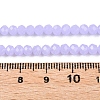 Imitation Jade Glass Beads Strands X-GLAA-T023-4mm-C01-4