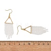 Glass Beaded Dangle Earrings EJEW-MZ00749-03-5