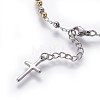 304 Stainless Steel Charm Bracelets BJEW-P258-16-3
