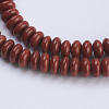 Natural Red Jasper Beads Strands G-P354-05-4x2mm-3