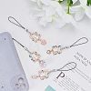 14Pcs 7 Style Alloy Enamel Arch with Cat Phone Charm Mobile Straps HJEW-DR0001-02-6