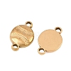304 Stainless Steel Sports Ball Links Connector Charms STAS-Z203-10G-02-2