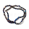 Electroplate Glass Beads Strands EGLA-I017-02-HP04-2