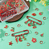 DIY Brooch Making Kits DIY-TA0014-88-8