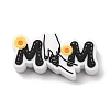 Mother's Day Silicone Focal Beads SIL-G013-01J-1