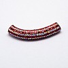 Polymer Clay Pave Rhinestone Beads RB-D048-02-2