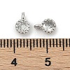 Brass Micro Pave Cubic Zirconia Pendants KK-H204-03P-01-3