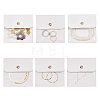 6Pcs PU Leather with PVC Pouches with Snap Button ABAG-WH0072-036B-1