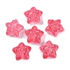 Transparent Spray Paint Glass Beads X-GLAA-H035-02-2