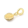 Brass Enamel Fruit European Dangle Charms KK-Z090-08G-07-2