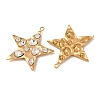 304 Stainless Steel Rhinestone Pendants RB-CBA6799-01G-2