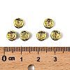Brass Rhinestone Spacer Beads RB-A014-Z6mm-04G-2