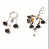 Iron Bell Wind Chimes HJEW-JM02140-1