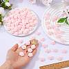 80Pcs Opaque Resin Cabochons RESI-DC0001-61C-3