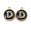 Golden Plated Alloy Charms LS-X-ENAM-S118-02D-1