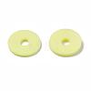 Flat Round Eco-Friendly Handmade Polymer Clay Beads CLAY-R067-12mm-23-2
