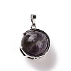 Natural Amethyst Pendants G-A212-01P-02-2