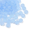 Frosted Transparent Acrylic Beads OACR-P029-03B-01-2