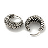316 Surgical Stainless Steel Hoop Earrings for Women and Men EJEW-D096-21B-AS-2