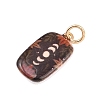 Brass Enamel Pendants ENAM-I087-03A-2
