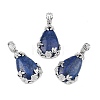 Dyed Natural Lapis Lazuli Pendants G-P393-P10-1
