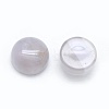 Natural Amethyst Cabochons G-E492-H-25-2