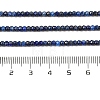 Dyed Natural Lapis Lazuli Beads Strands G-K376-B05-01-5