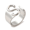 Non-Tarnish 201 Stainless Steel Finger Rings RJEW-H223-04P-S-4