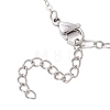 Brass Mixed Chain Slider Necklace Making AJEW-JB01563-02-4