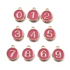 Alloy Enamel Charms ENAM-T010-07K-1