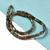 Natural Unakite Beads Strands G-G085-A15-01-2