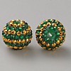 Resin Rhinestone Beads LS-RB-WH0003-08I-2