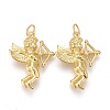 Brass Pendants X-KK-Z001-05G-1