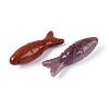 Natural & Synthetic Mixed Gemstone Carved Pendants G-T144-47M-2