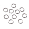 Non-Tarnish 304 Stainless Steel Open Jump Rings X-STAS-C040-01F-P-1