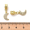 Rack Plating Brass Micro Pave Cubic Zirconia Charms KK-S398-01C-3