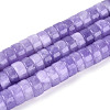 Dyed Natural White Jade Beads Strands G-T143-17F-4