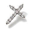 Brass Micro Pave Clear Cubic Zirconia Pendants CU-CBA9883-05C-P-2