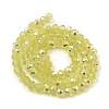 Baking Painted Transparent Glass Beads Strands DGLA-A034-J6mm-B05-2