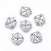 304 Stainless Steel Pendant Rhinestone Settings STAS-N097-253P-2