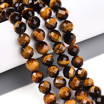 Natural Tiger Eye Beads Strands G-S345-8mm-22-1