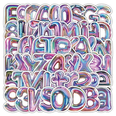 2Sets PP Plastic Self Adhesive Stickers STIC-SP0001-21-1